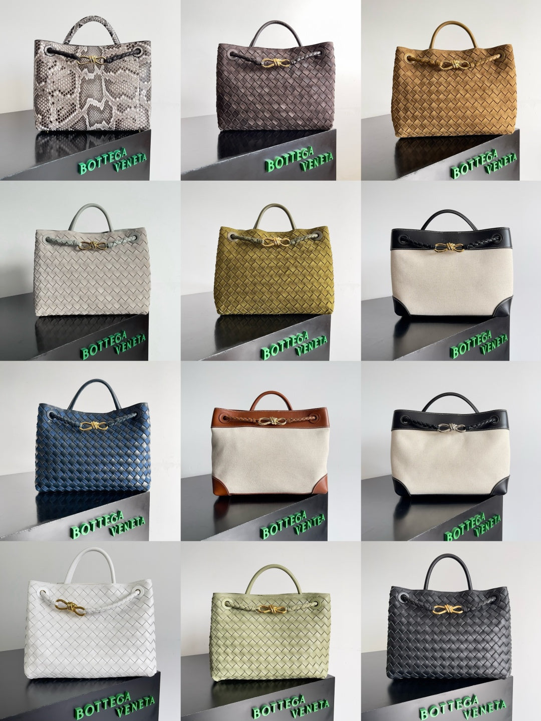 Bottega Veneta Silver Designer Handbag Edition 121 - detail image 4