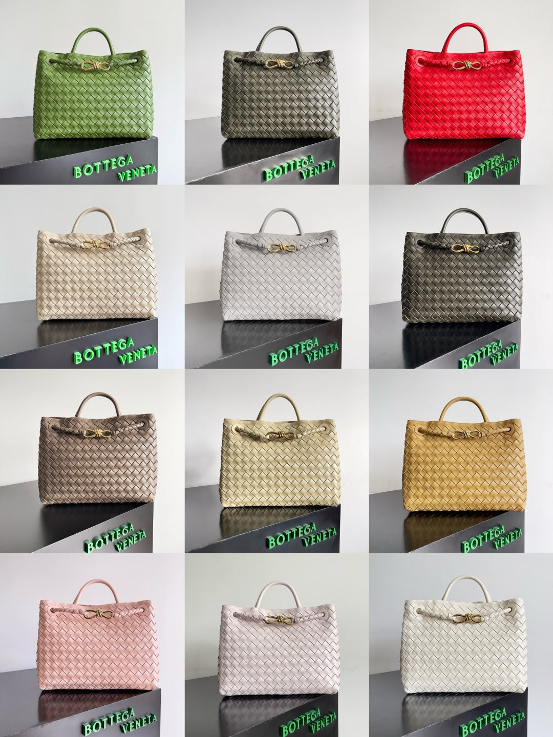 Bottega Veneta Silver Designer Handbag Edition 121