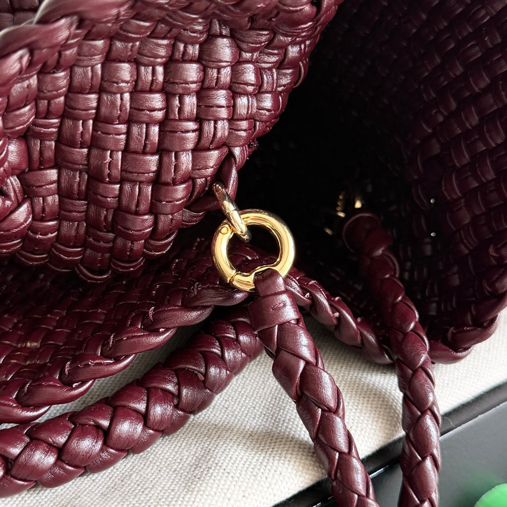 Bottega Veneta 776755 Black & Red Designer Handbag - detail image 8