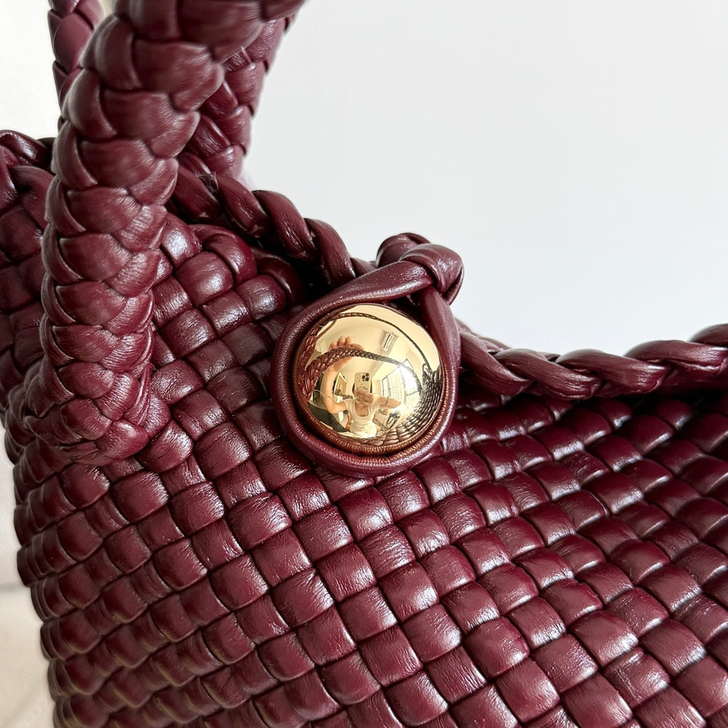 Bottega Veneta 776755 Black & Red Designer Handbag - detail image 5