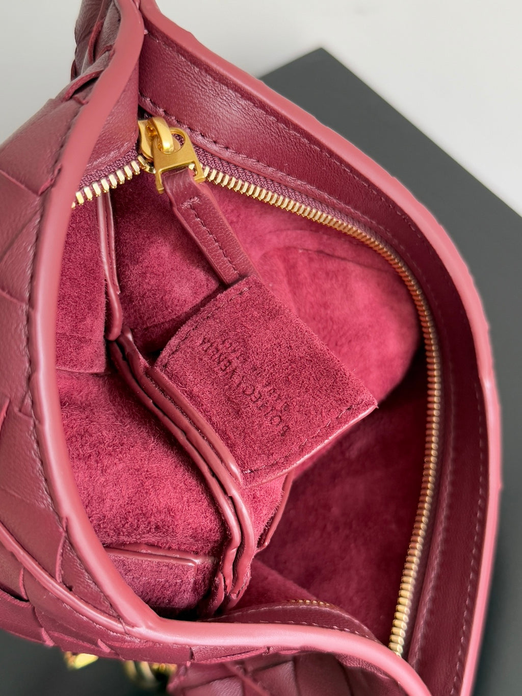 Bottega Veneta 796378 Red Hobo Bag - detail image 8