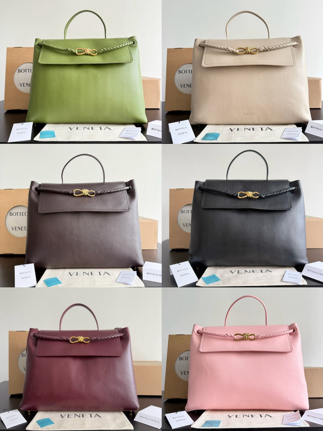 Bottega Veneta Black Designer Handbag Edition 744