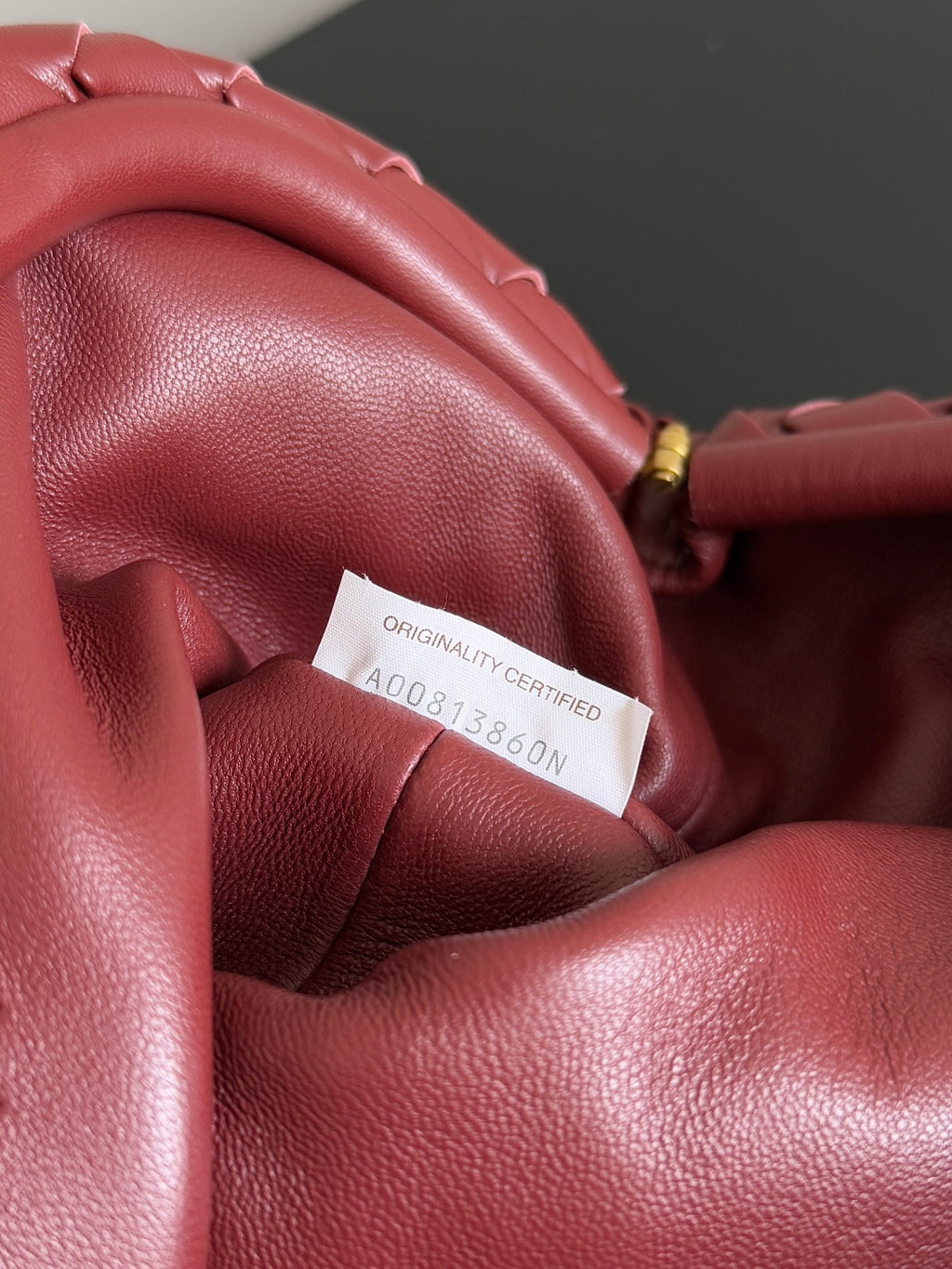 Bottega Veneta 785807 Red Clutch Bag - detail image 8