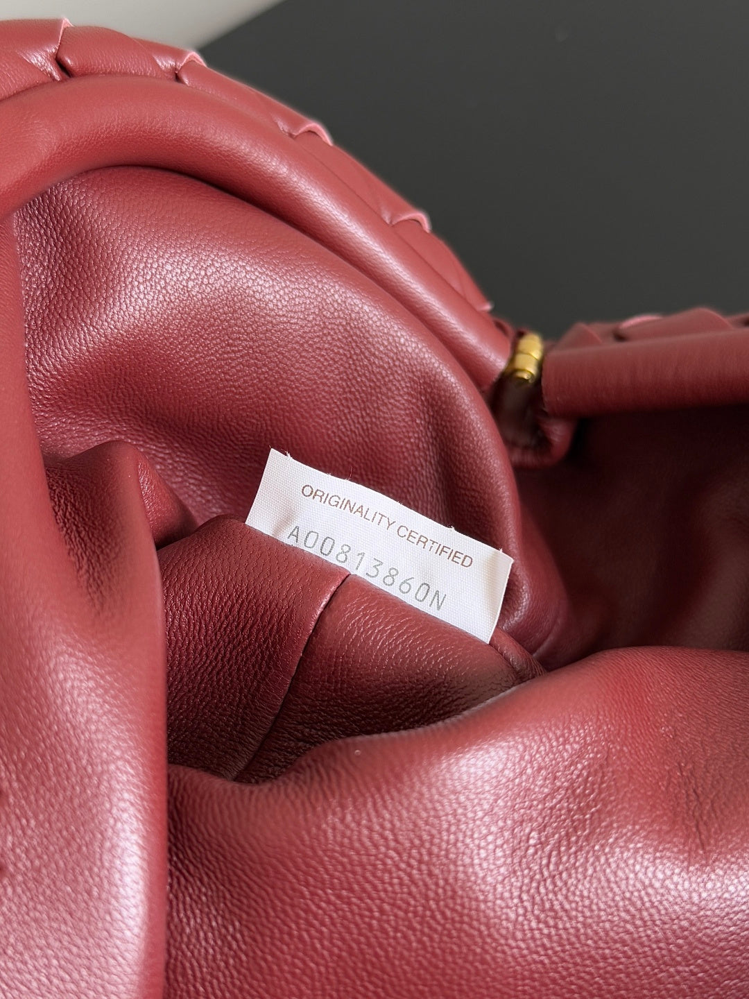 Bottega Veneta 785807 Red Clutch Bag - detail image 8