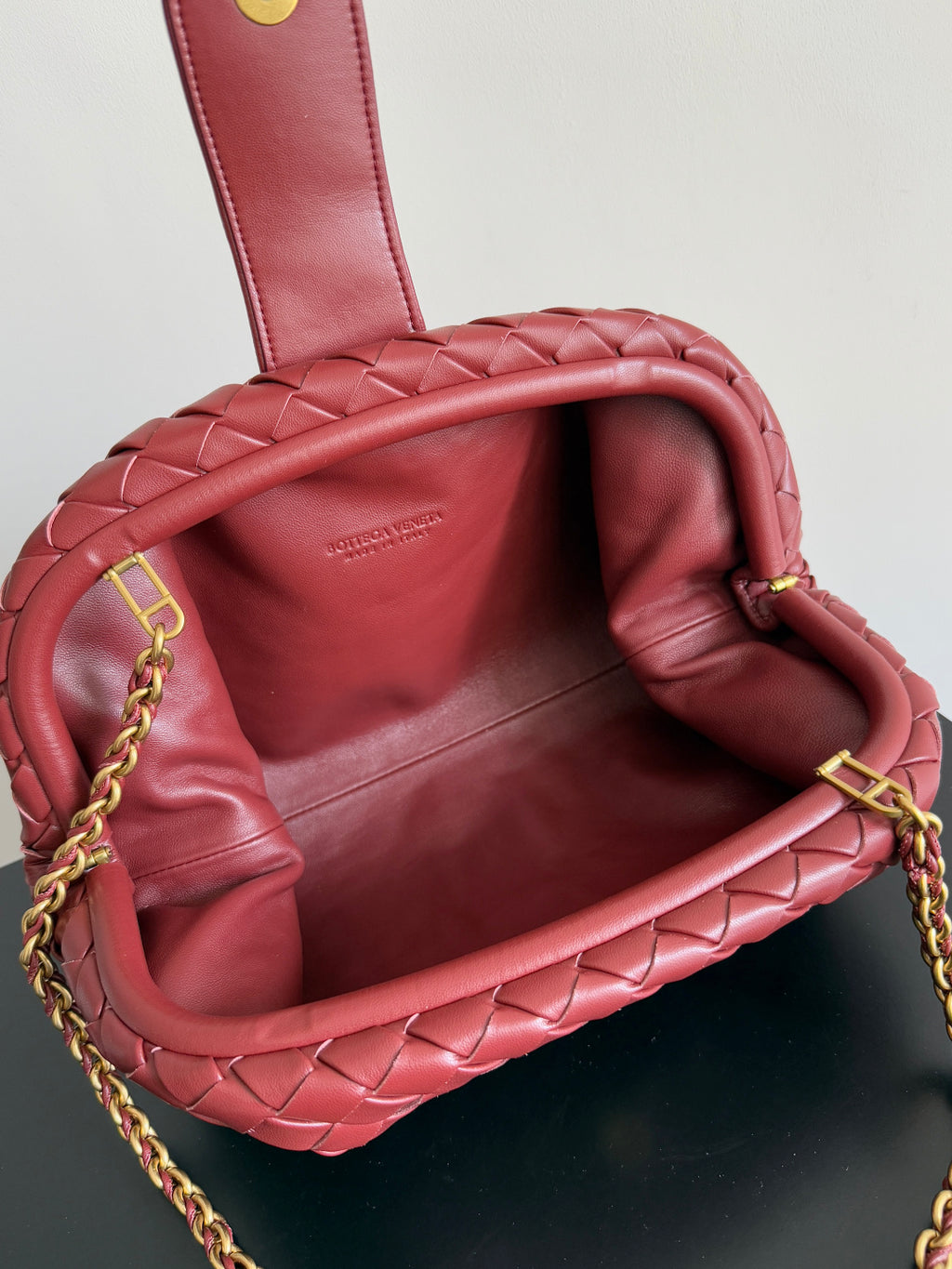 Bottega Veneta 785807 Red Clutch Bag - detail image 9