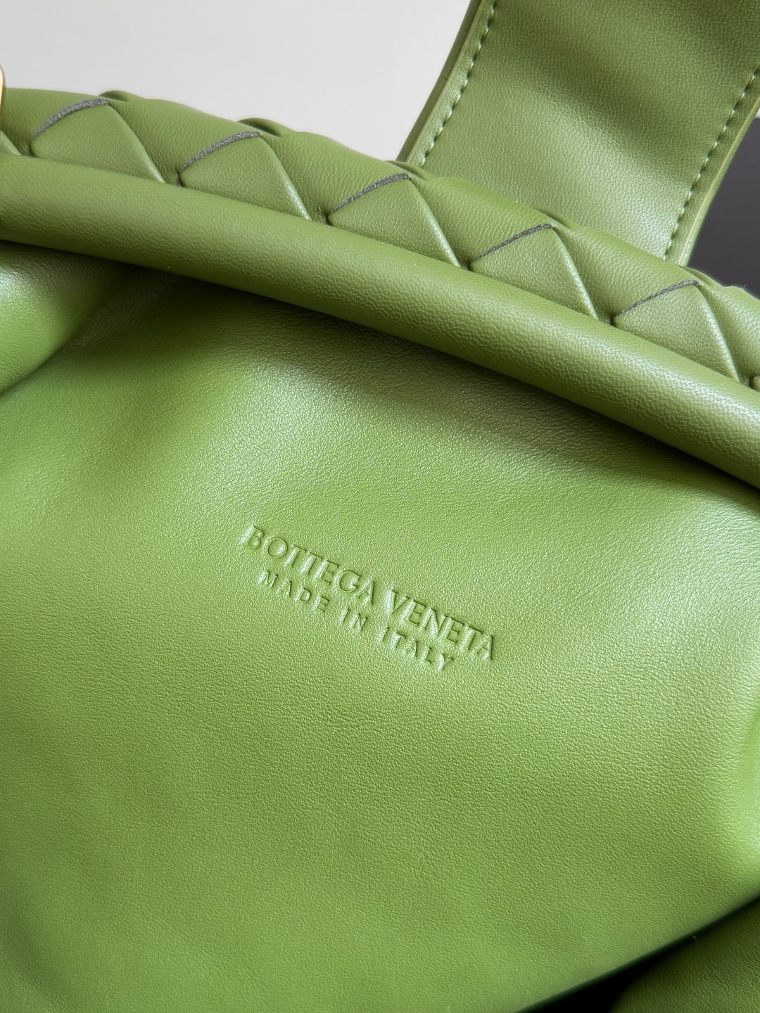 Bottega Veneta 785807 Black & Green Clutch Bag - detail image 7