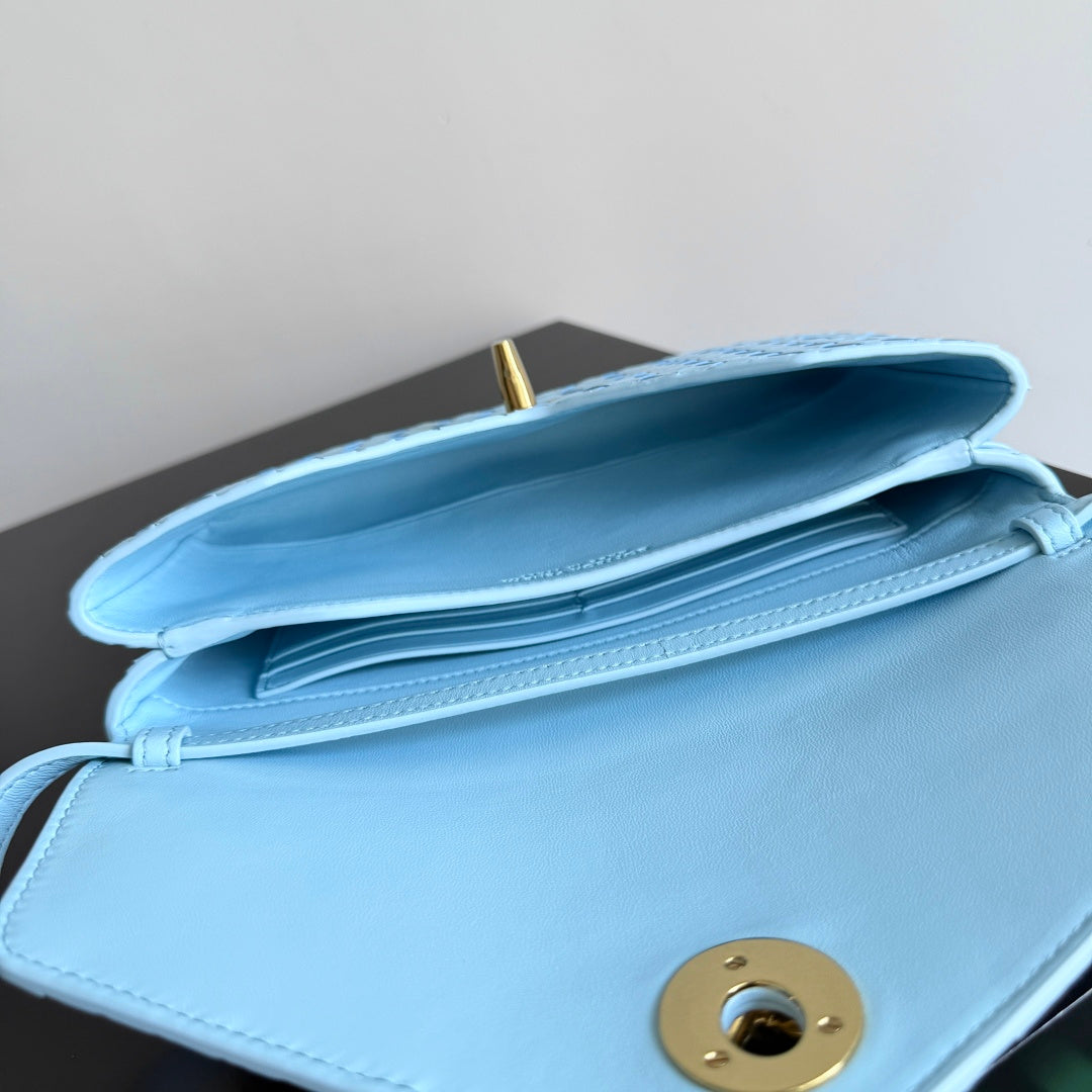 Bottega Veneta 817191 Teal Tote Bag - detail image 9