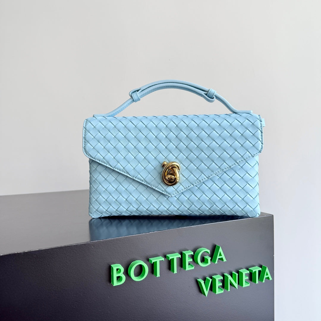 Bottega Veneta 817191 Teal Tote Bag