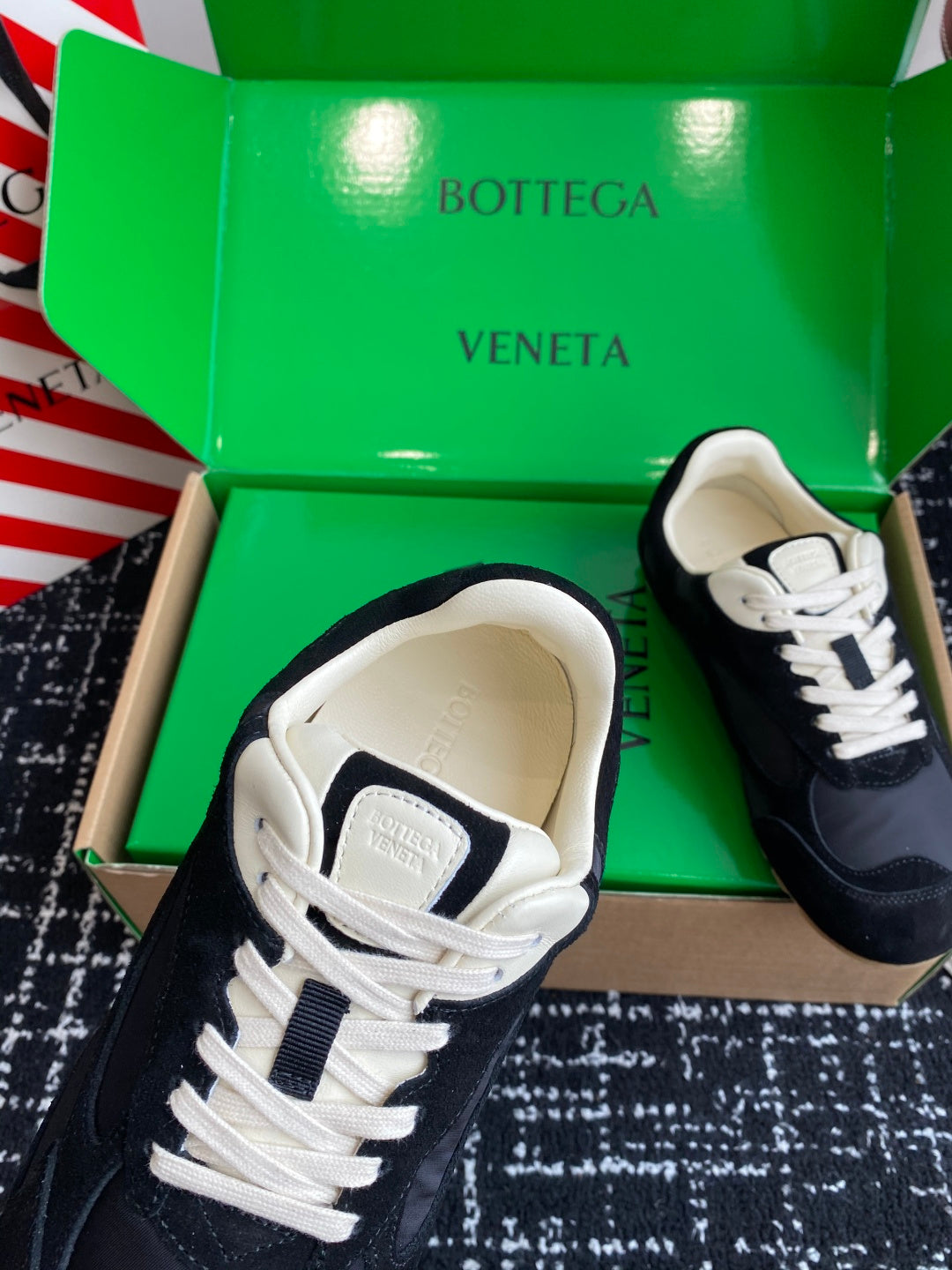 Bottega Veneta Black & Green Designer Shoes EU 35-45 Edition 11 - detail image 7