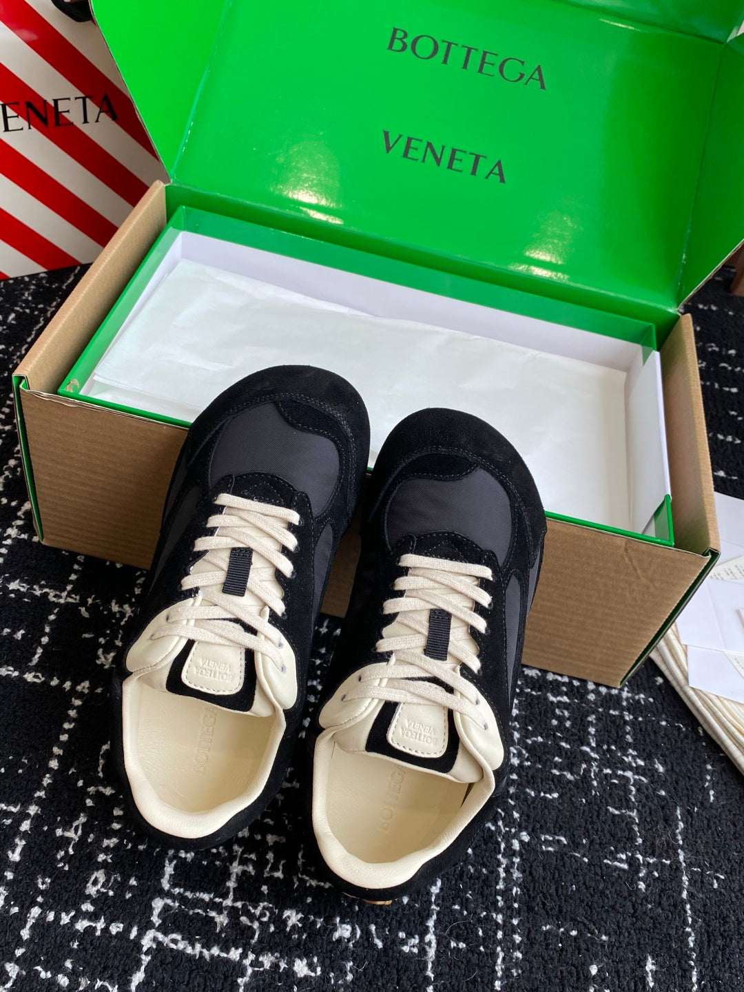 Bottega Veneta Black & Green Designer Shoes EU 35-45 Edition 11 - detail image 4