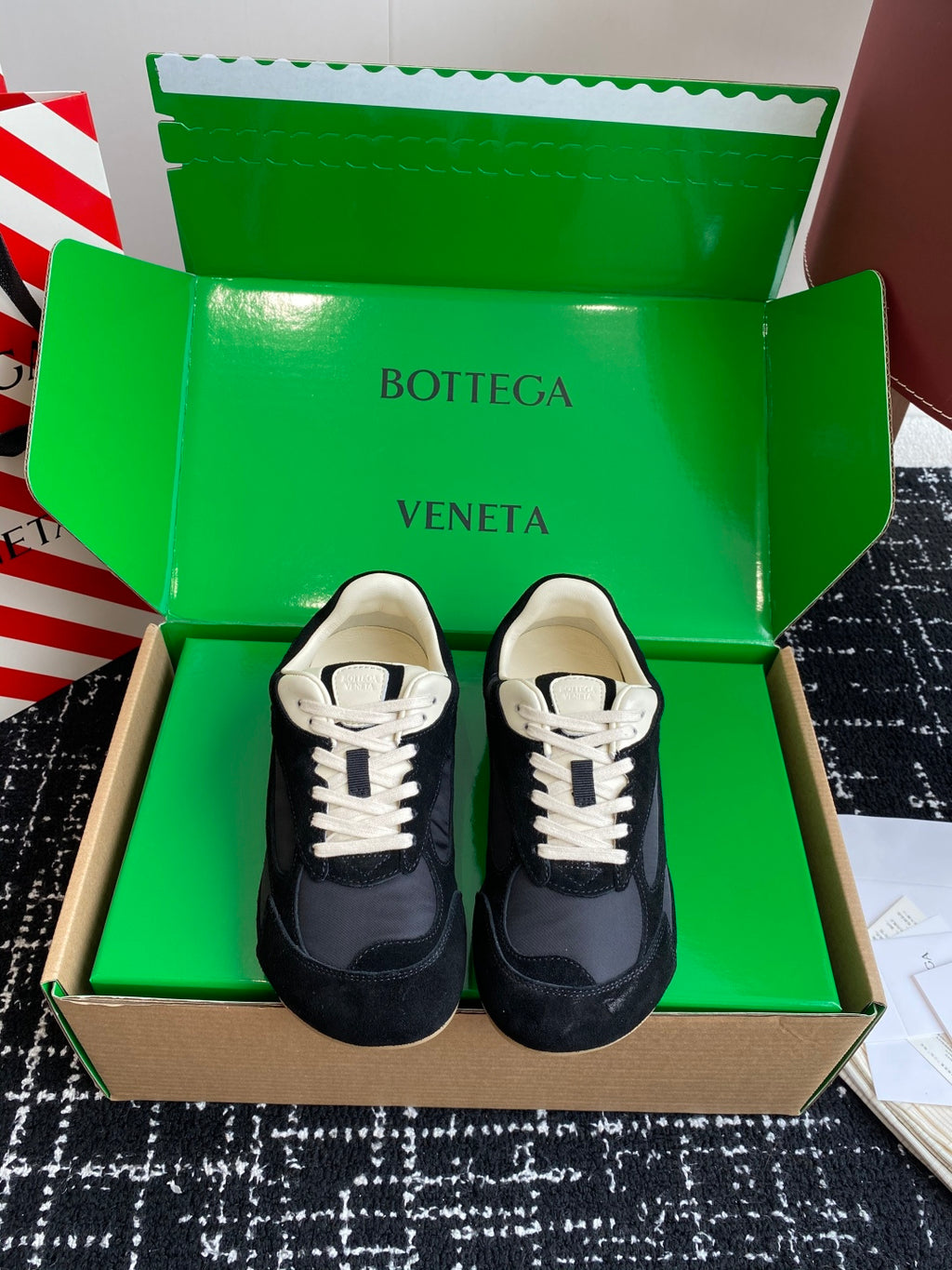 Bottega Veneta Black & Green Designer Shoes EU 35-45 Edition 11