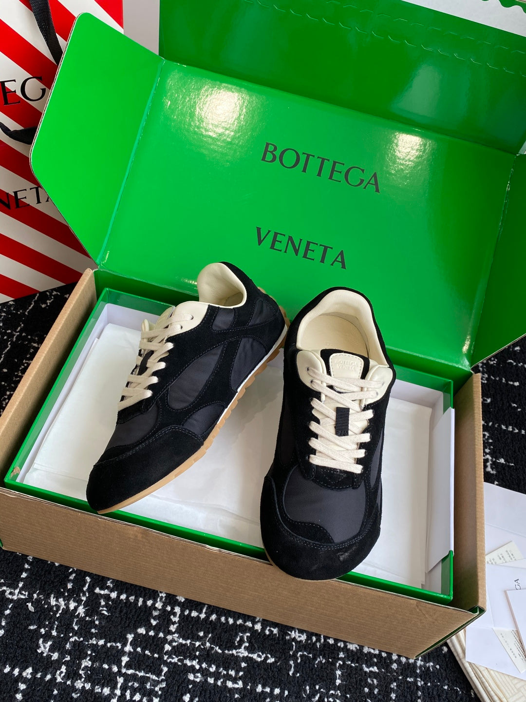 Bottega Veneta Black & Green Designer Shoes EU 35-45 Edition 11 - detail image 5