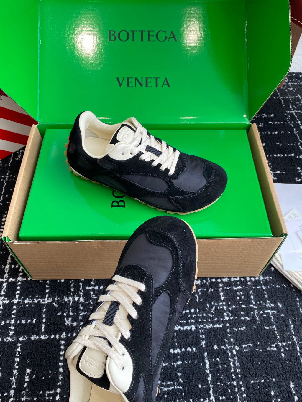 Bottega Veneta Black & Green Designer Shoes EU 35-45 Edition 11 - detail image 6