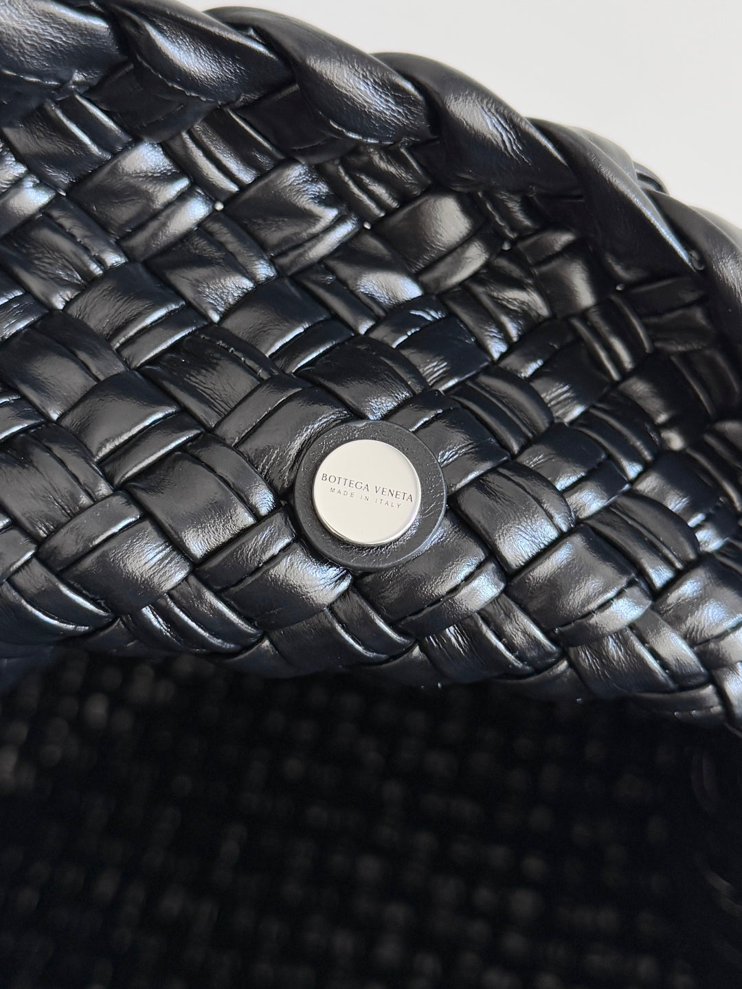 Bottega Veneta 765373 Black Designer Handbag - detail image 8
