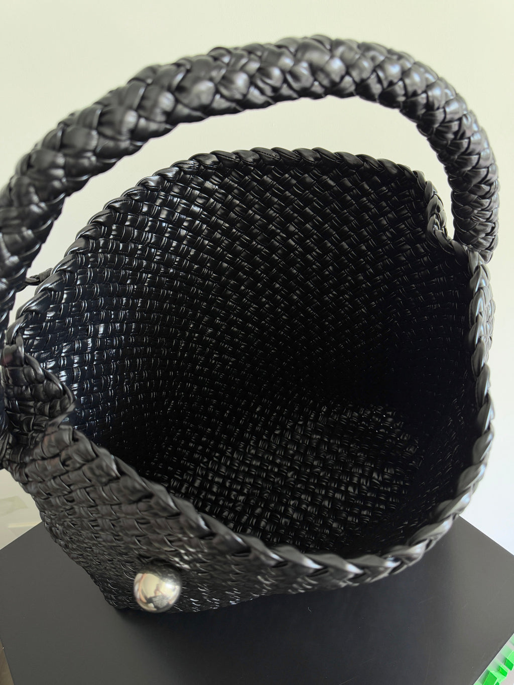 Bottega Veneta 765373 Black Designer Handbag - detail image 9