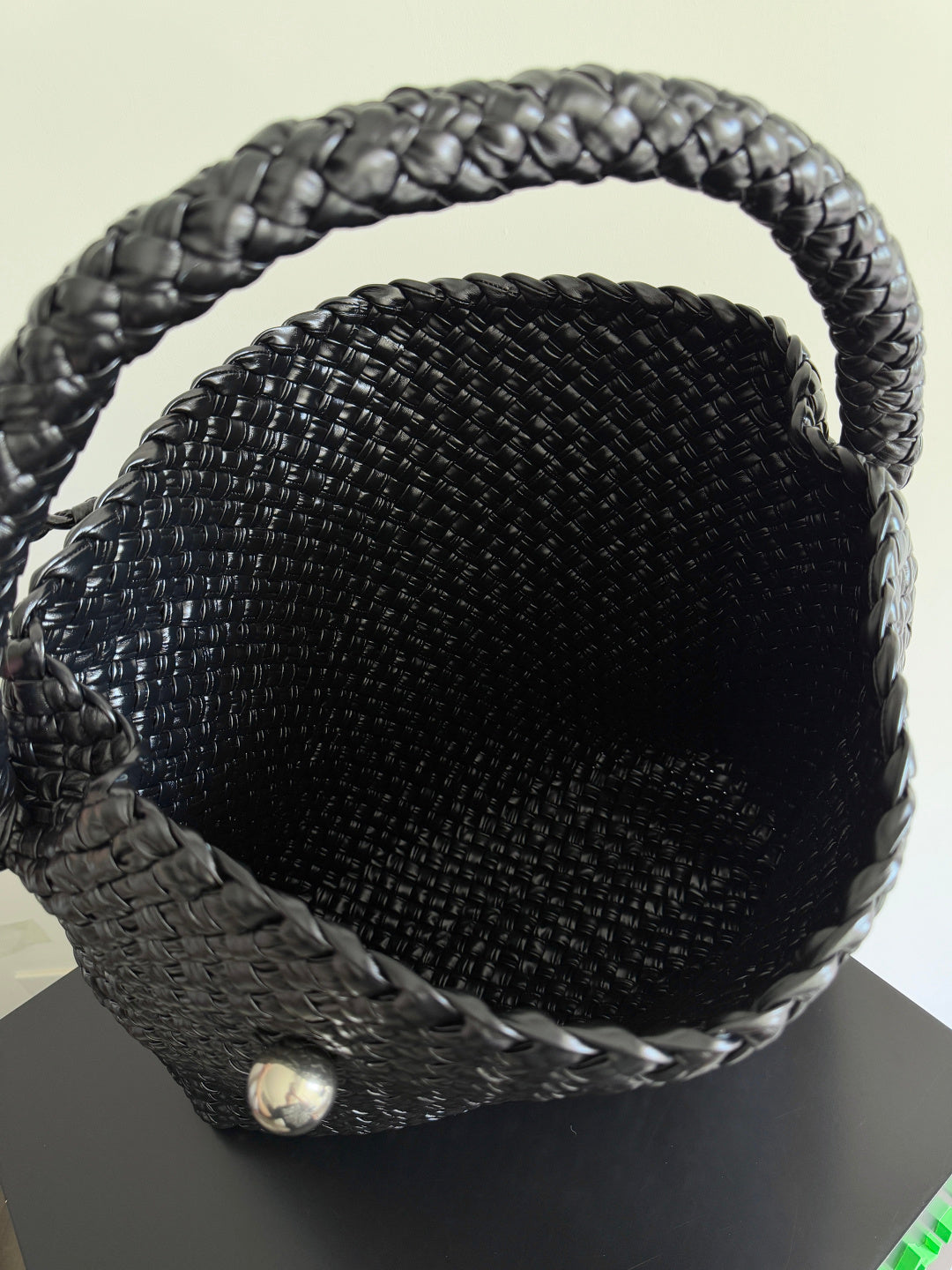 Bottega Veneta 765373 Black Designer Handbag - detail image 9