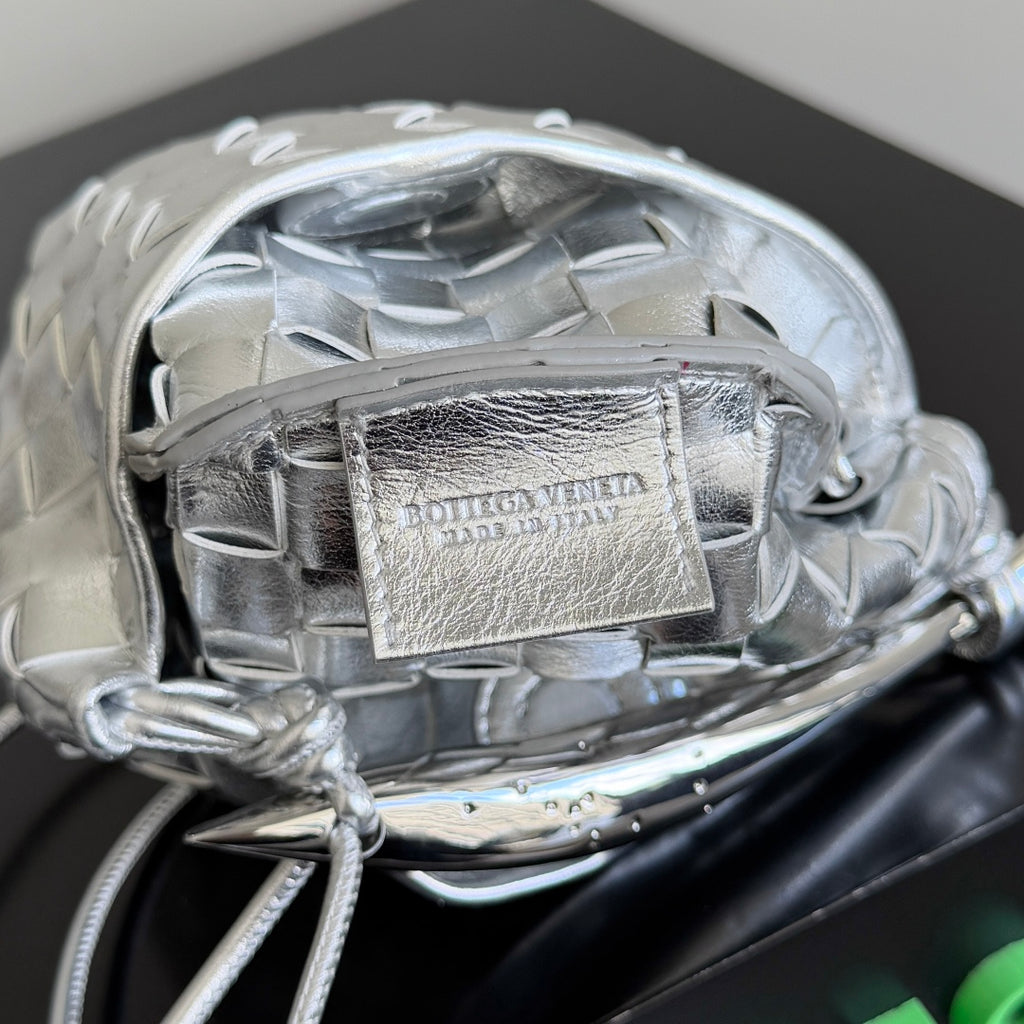 Bottega Veneta 744267 Silver Mini Bag - detail image 8