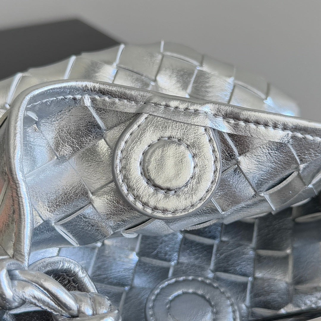 Bottega Veneta 744267 Silver Mini Bag - detail image 7