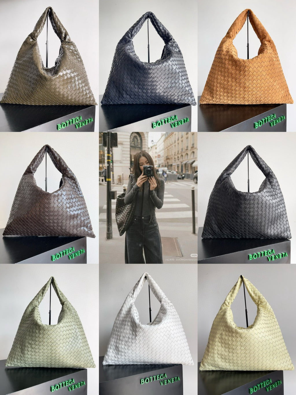 Bottega Veneta Black Designer Handbag Edition 593 - detail image 2