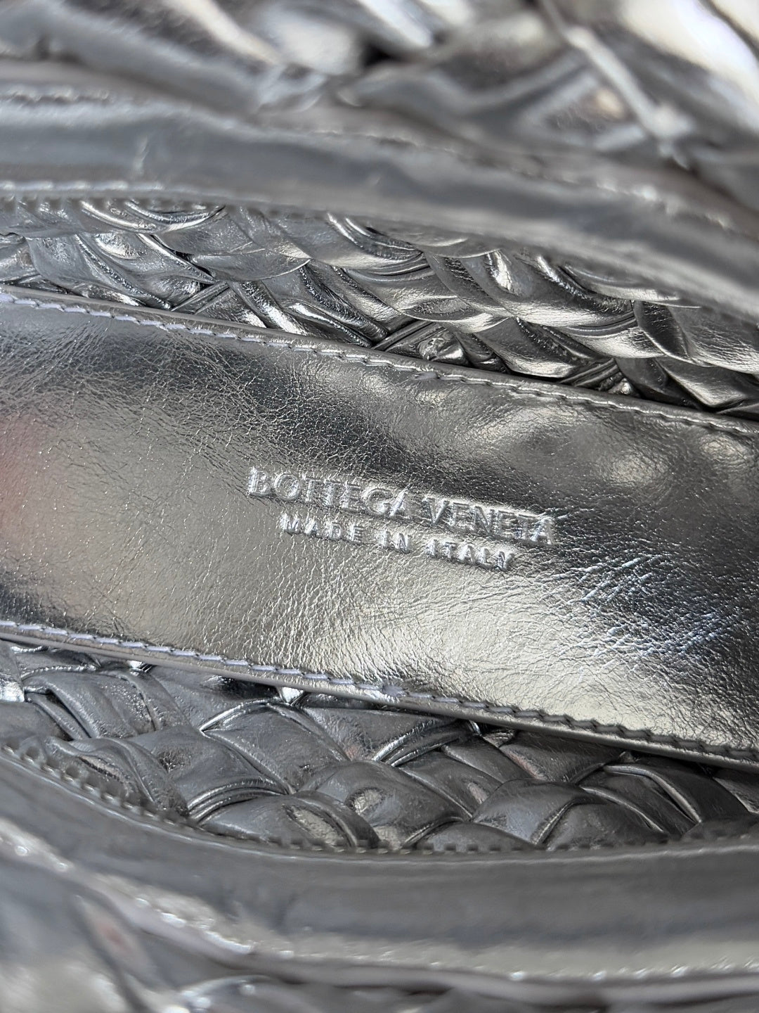 Bottega Veneta 785780 Silver Designer Handbag - detail image 8