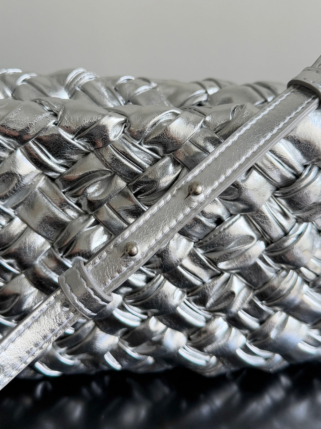 Bottega Veneta 785780 Silver Designer Handbag - detail image 5