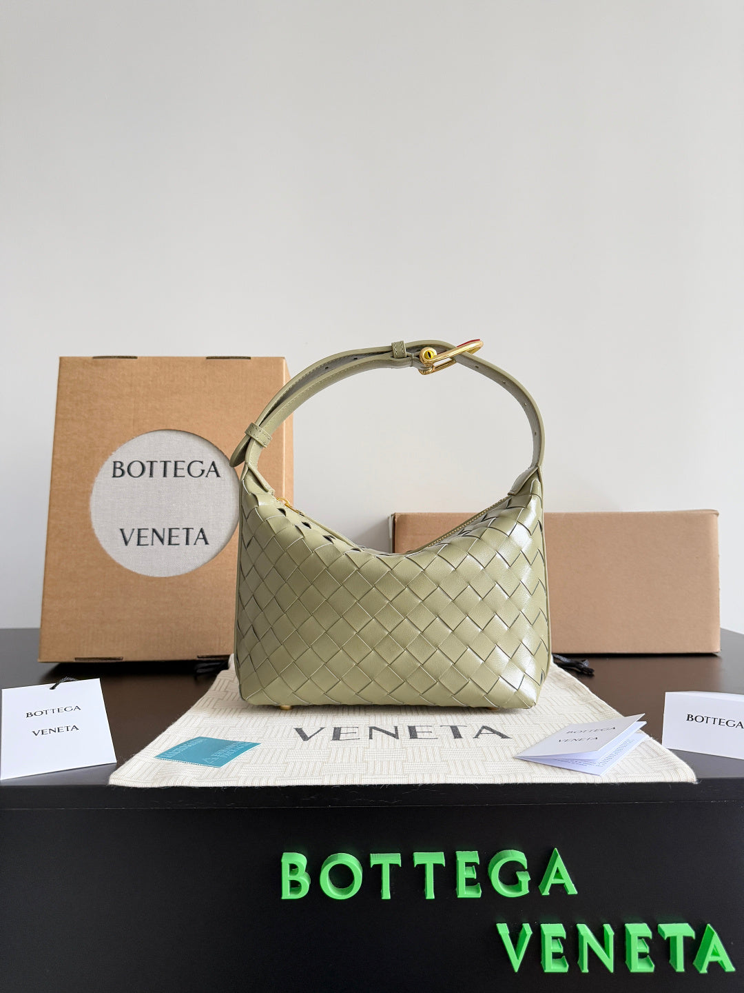 Bottega Veneta Green Designer Handbag Edition 13
