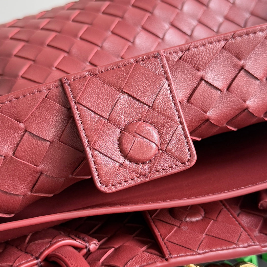 Bottega Veneta 743572 Red Designer Handbag - detail image 7