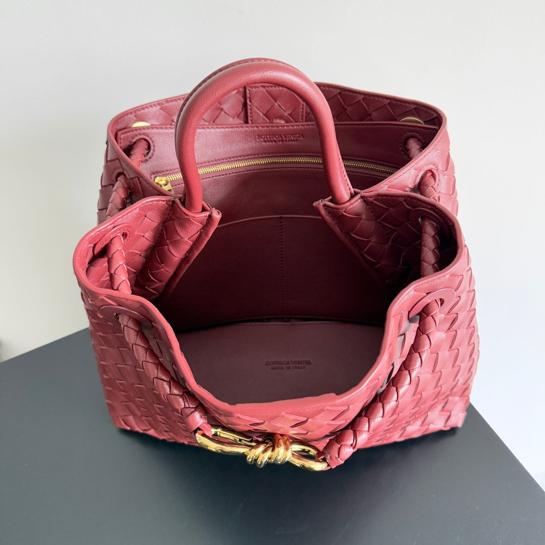 Bottega Veneta 743572 Red Designer Handbag - detail image 9