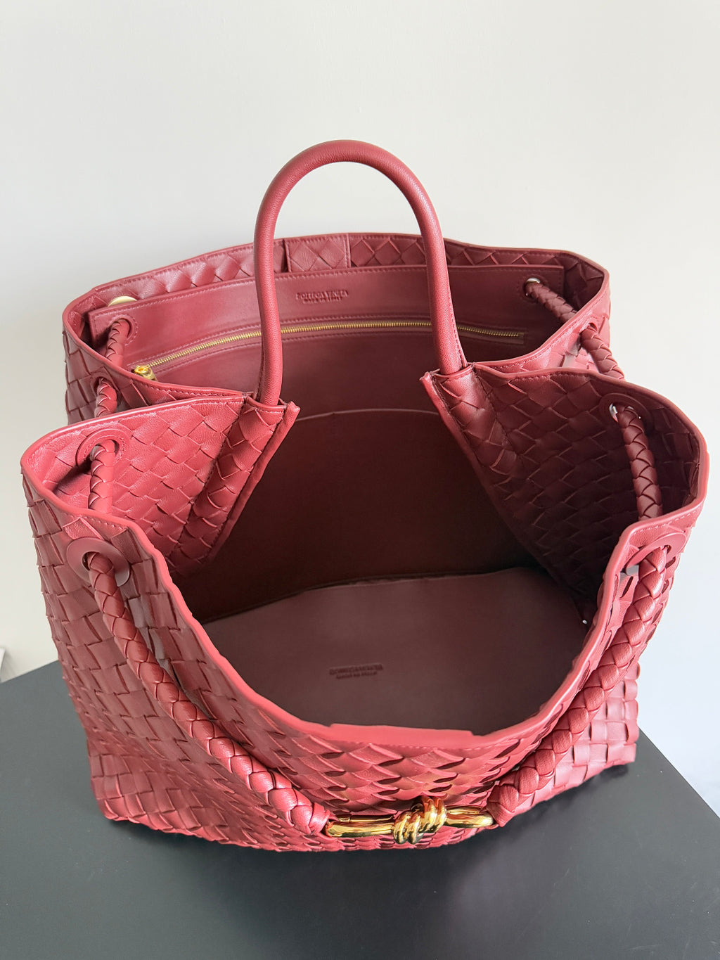 Bottega Veneta 743575 Red Designer Handbag - detail image 9