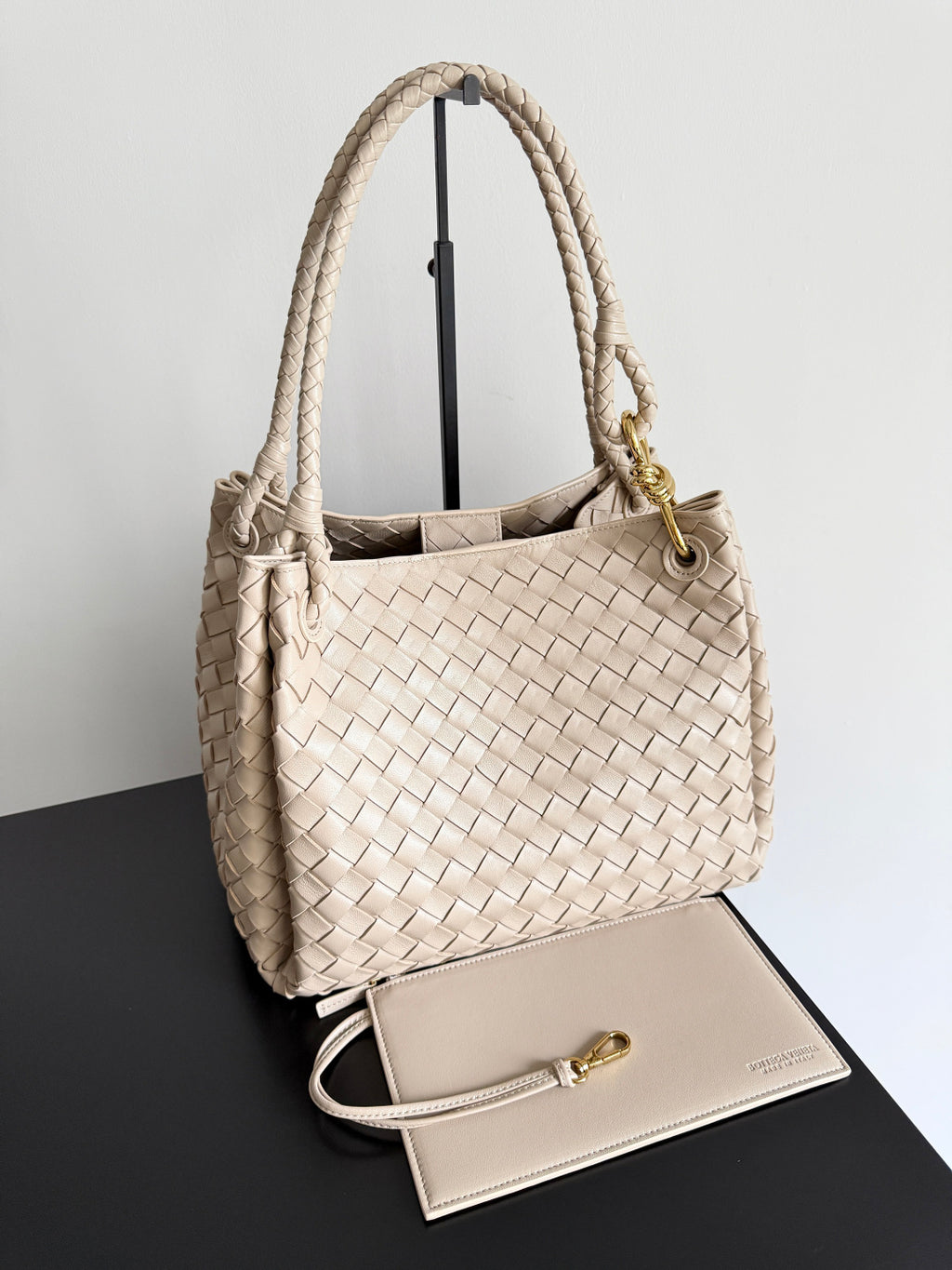 Bottega Veneta 796571 Silver Designer Handbag - detail image 3