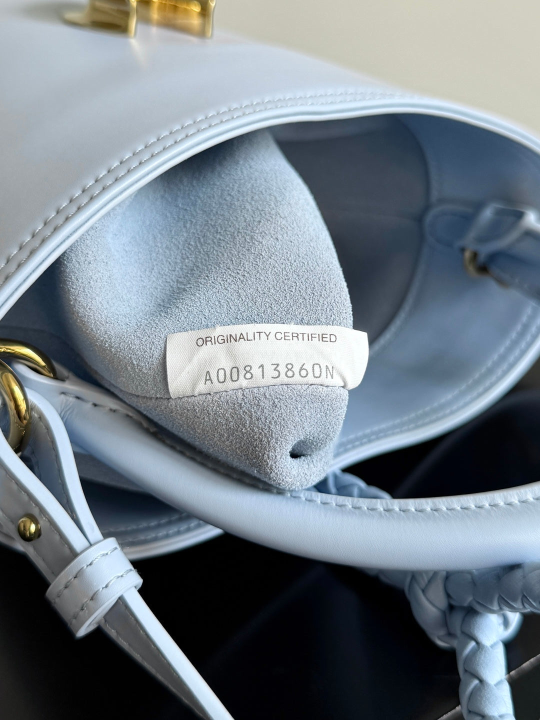 Bottega Veneta 815244 Black Bucket Bag - detail image 8