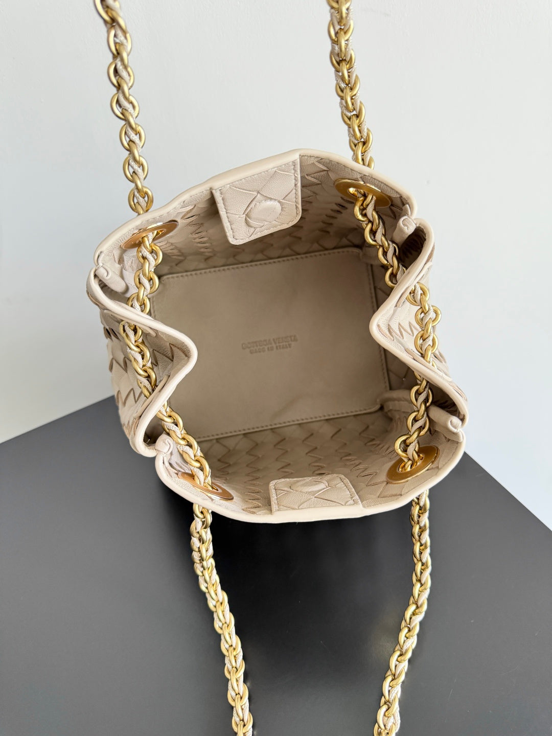 Bottega Veneta 817175 Silver Chain Bag - detail image 9