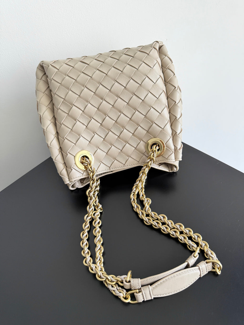 Bottega Veneta 817175 Silver Chain Bag - detail image 4