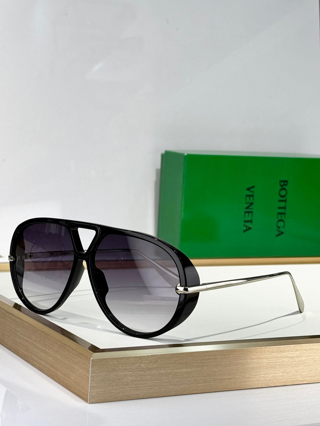 Bottega Veneta BV1274 Green & Brown Designer Sunglasses 63-12-145 mm