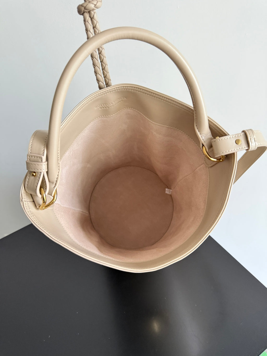 Bottega Veneta 806038 Silver Bucket Bag - detail image 9
