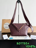Bottega Veneta Red & Black Designer Handbag