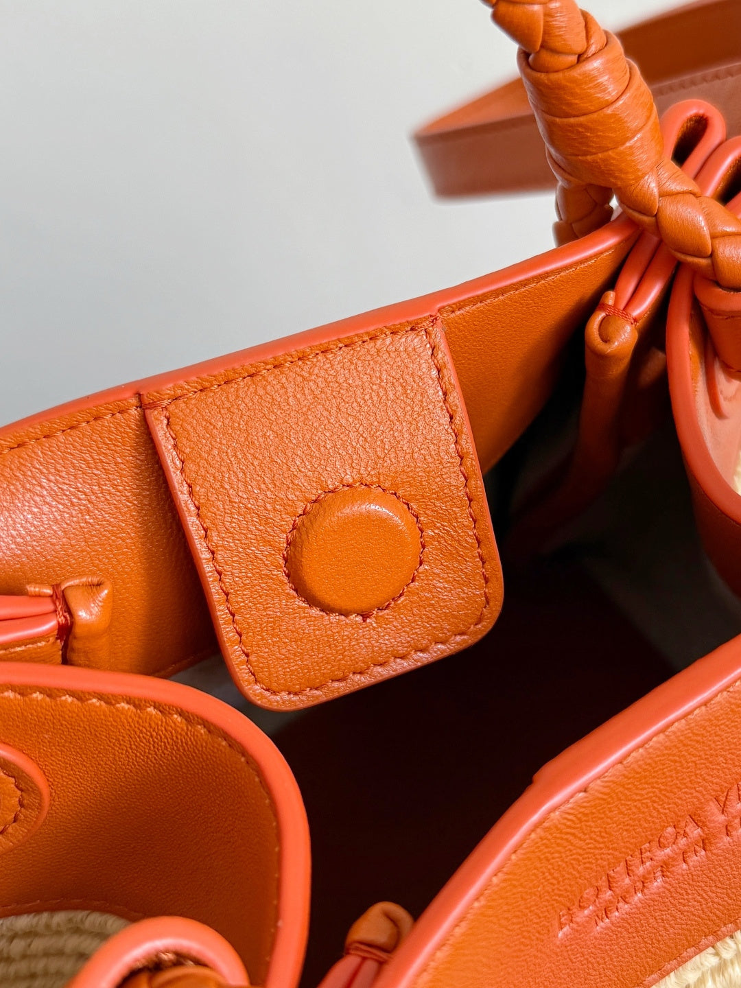 Bottega Veneta 827475 Orange Designer Wallet - detail image 7