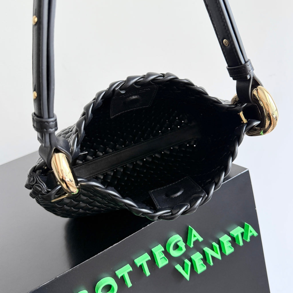 Bottega Veneta 730968 Black Designer Handbag - detail image 9