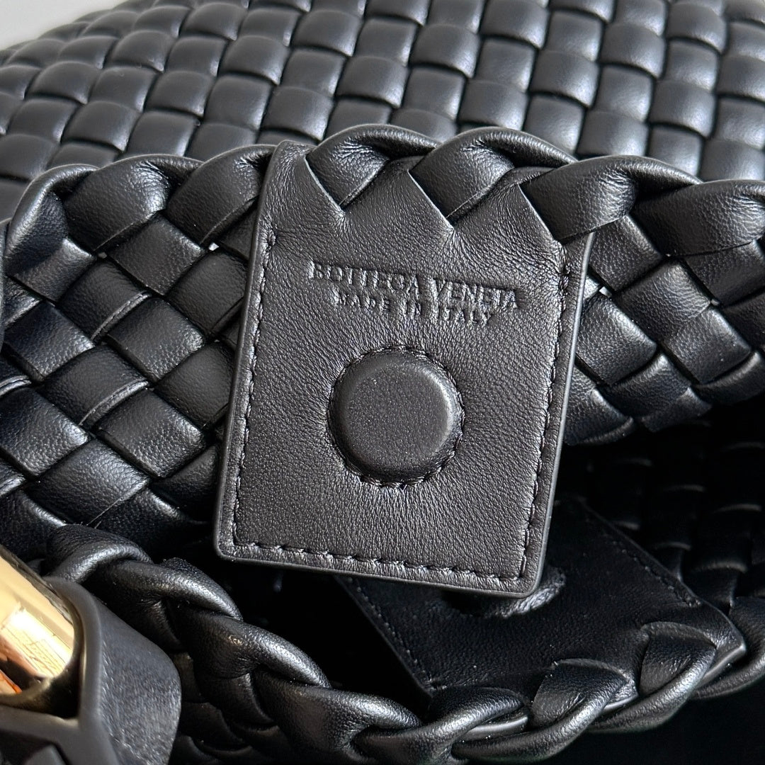 Bottega Veneta 730968 Black Designer Handbag - detail image 7