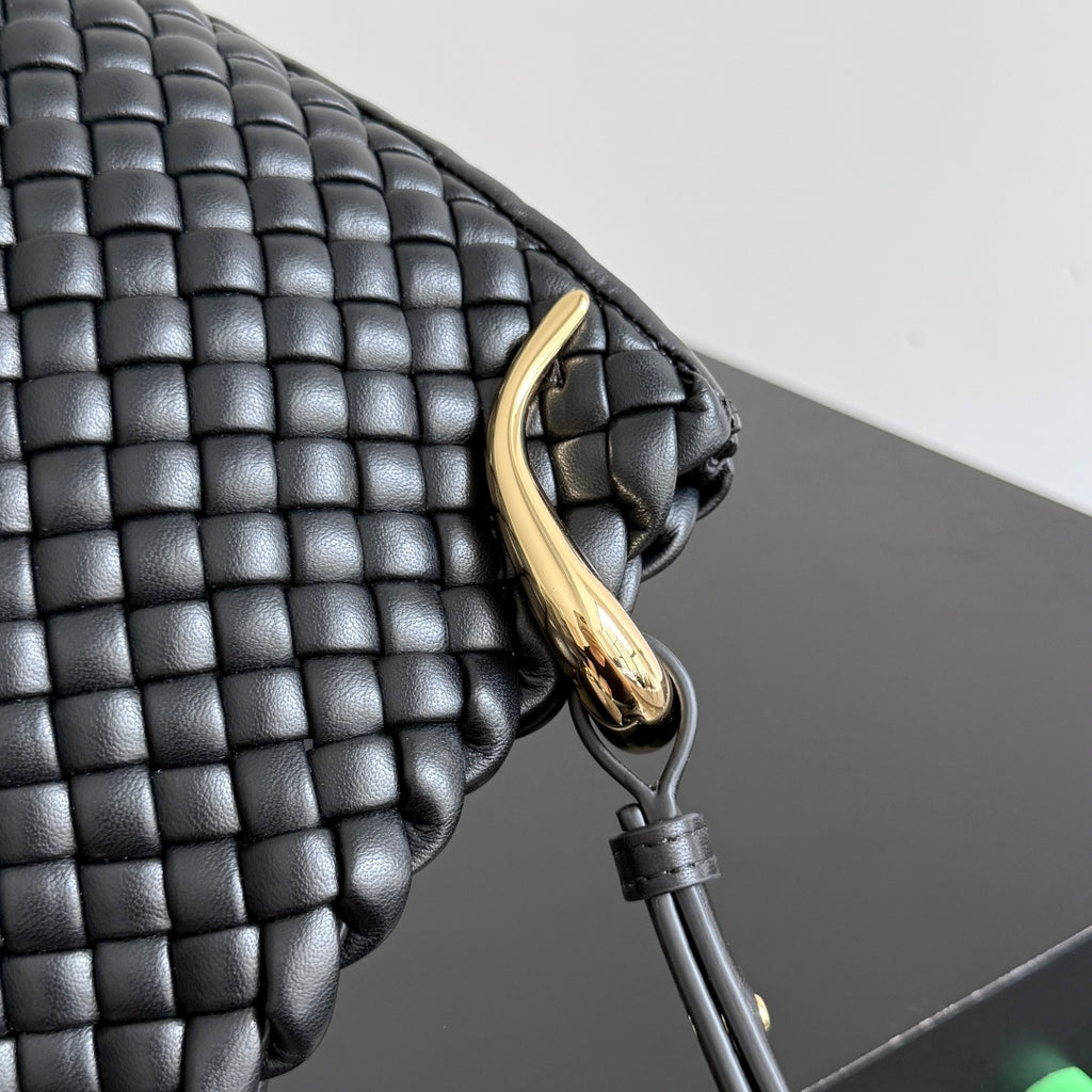 Bottega Veneta 730968 Black Designer Handbag - detail image 5