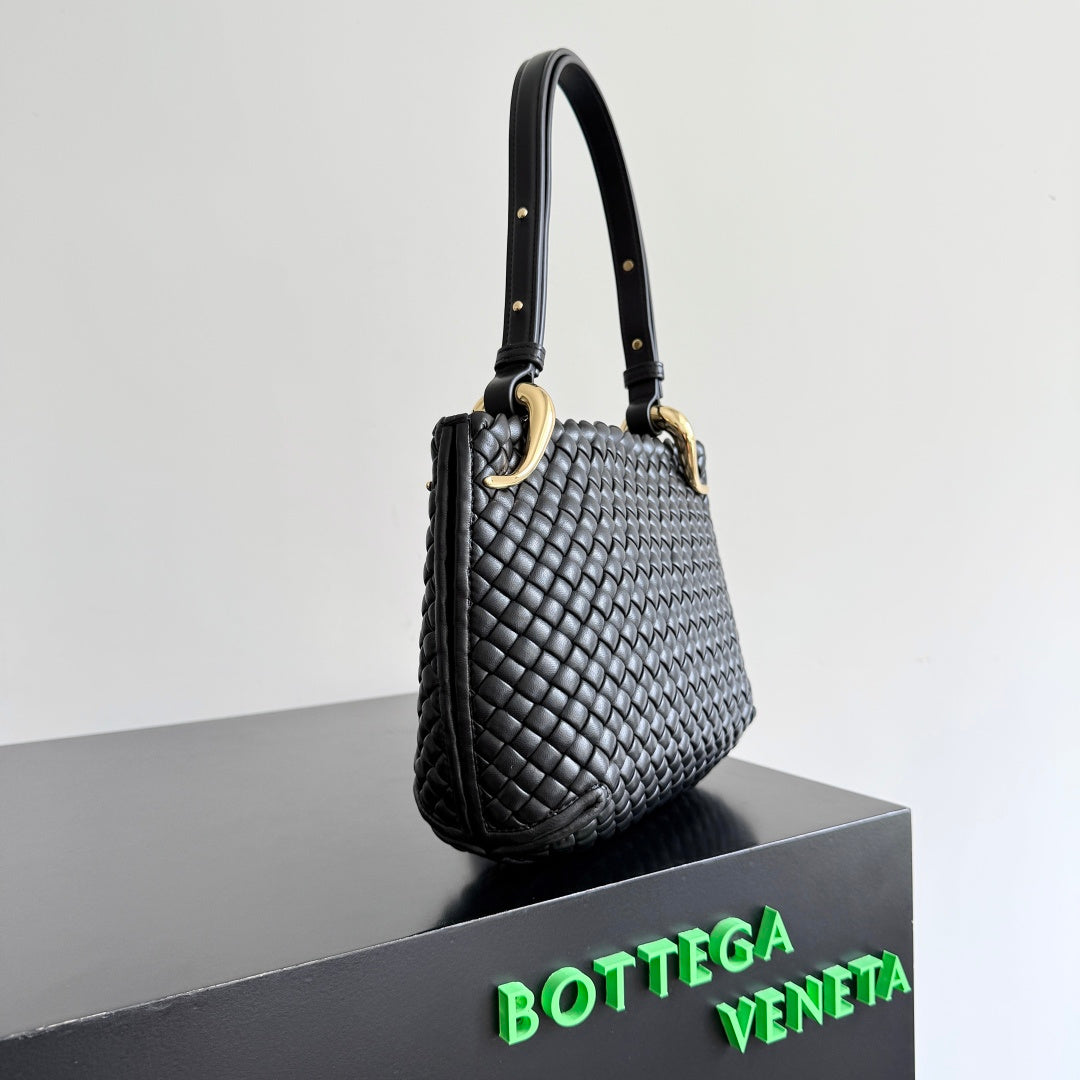 Bottega Veneta 730968 Black Designer Handbag - detail image 3