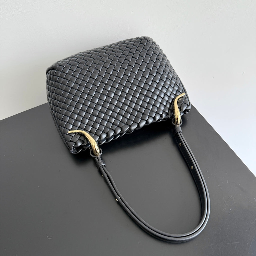 Bottega Veneta 730968 Black Designer Handbag - detail image 6