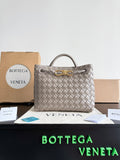 Bottega Veneta Gray & Black Designer Handbag Edition 6