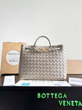 Bottega Veneta Gray Designer Handbag Edition 24
