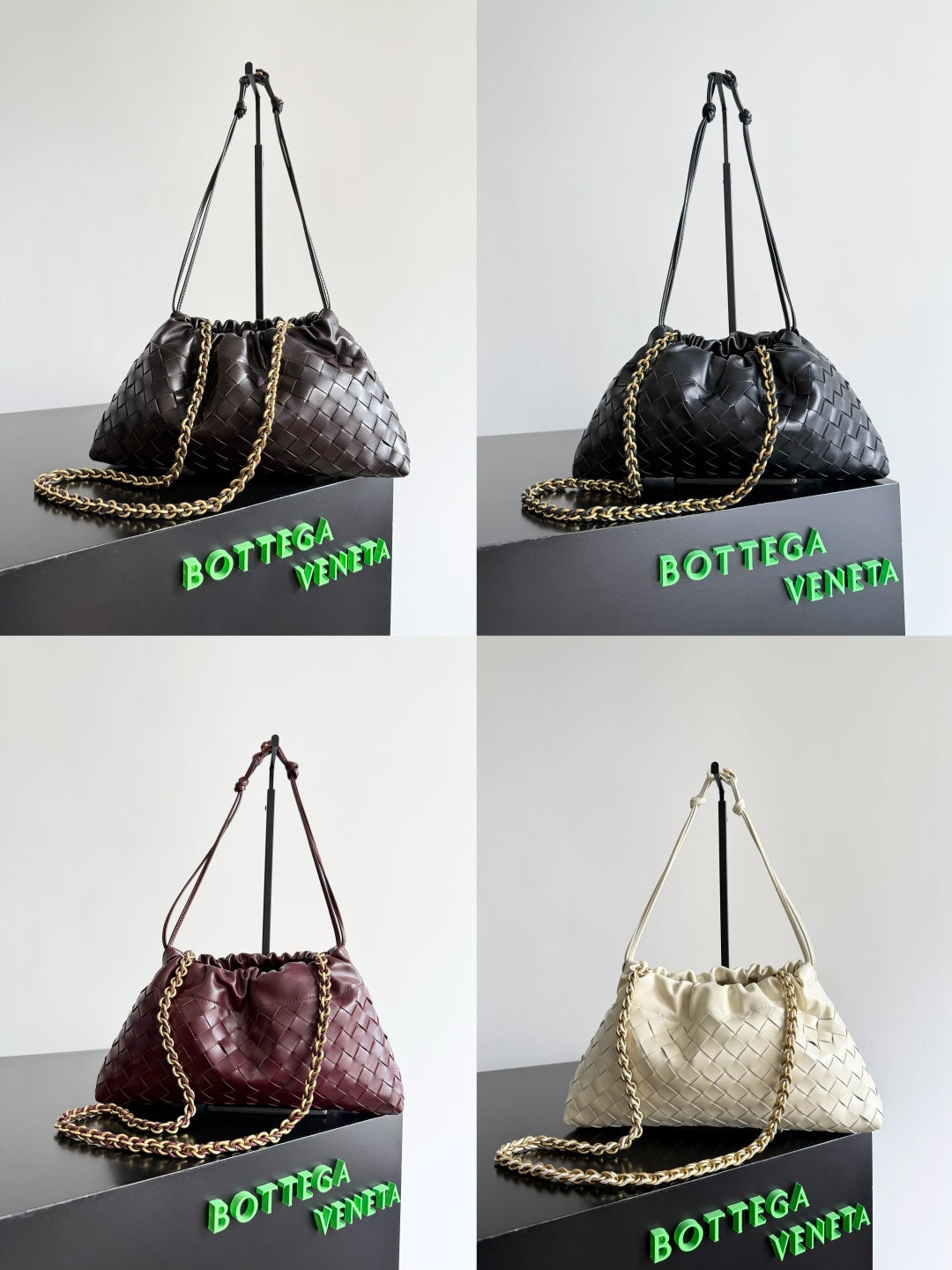 Bottega Veneta Black Designer Handbag Edition 600