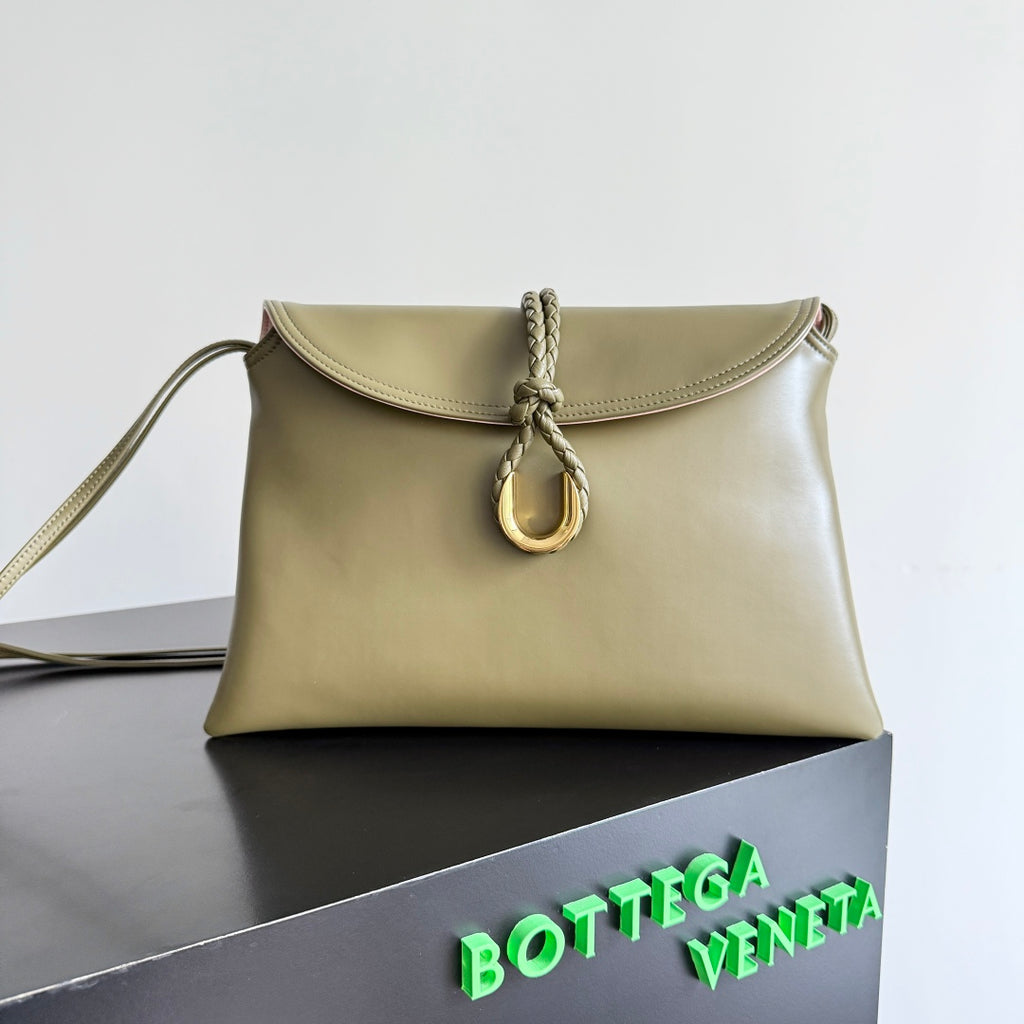 Bottega Veneta 806034 Olive Green Designer Handbag