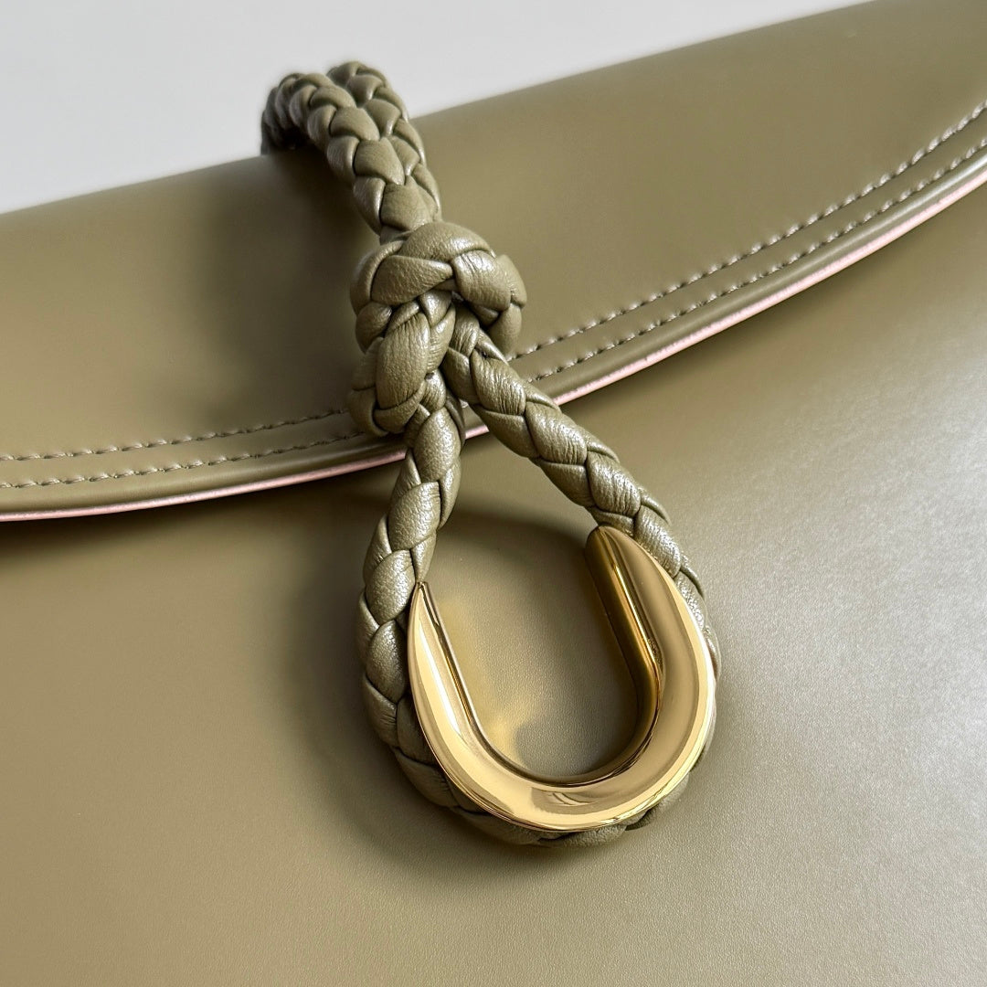 Bottega Veneta 806034 Olive Green Designer Handbag - detail image 5