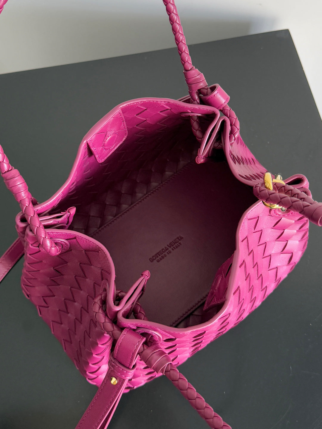 Bottega Veneta 835921 Purple Designer Handbag - detail image 9