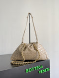 Bottega Veneta 839394 Silver Hobo Bag