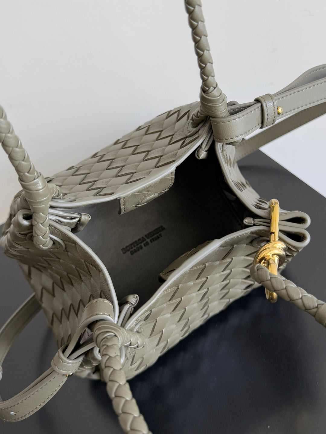 Bottega Veneta 796569 Silver Designer Handbag - detail image 9